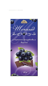 Шоколад Айко с чернично-йогуртовым вкусом 80г