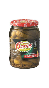 Огурчики 6 соток хрустящие 720мл