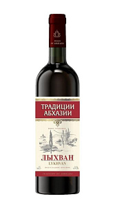 Вино Лыхван столовое красное п/сл 10-12% 0.75л