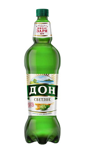 Пиво Дон Светлое светлое пастеризованное 4.0% 1.25л