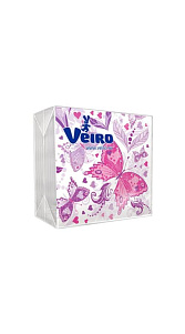 Салфетки бумажные Veiro с рисунком 50шт