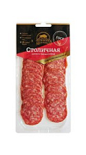 Колбаса КМК Столичная сырокопченая нарезка 80г