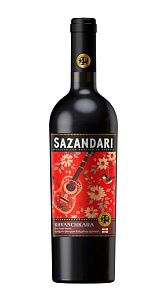 Вино Sazandari, Хванчкара красное полусладкое 12% 0,75л