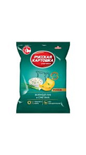 Воздушные чипсы Русская Картошка со вкусом Сметана и зеленый лук 190г