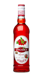 Настойка Брусника Лесная сладкая 20% 0,5л
