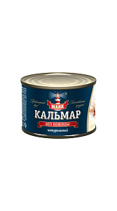 Кальмар Маяк натуральный без кожицы 240г