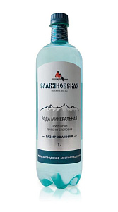 Вода Славяновская минеральная лечебно-столовая газированная 1л