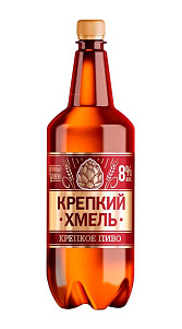 Пиво Крепкий Хмель Крепкое светлое 8% 1.3л