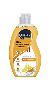 Средство для мытья посуды Qualita Lemon&Orange 500мл