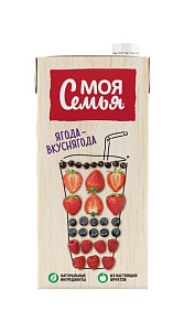 Напиток сокосодержащий Моя Семья Фруктово-ягодный 1.93л