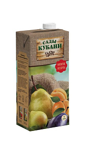 Узвар Сады Кубани Ассорти 1л