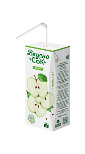 Напиток сокосодержащий ВкусноСок Яблоко 200мл