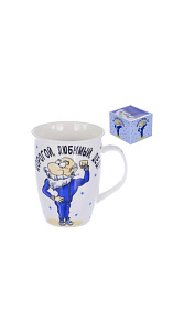 Кружка Olaff NEW BONE CHINA подарочная 112-08014 350мл