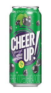 Напиток слабоалкогольный CHEER UP с соком черной смородины кр7,2% 450мл
