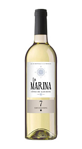 Вино La Marina №7 Gros Manseng белое п/сл 11.5% 0.75л
