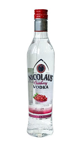 Водка Vodka Nicolaus Cranberry со вкусом клюквы 38% 0.5л