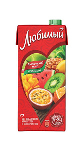 Напиток сокосодержащий Любимый Тропический микс 1.93л