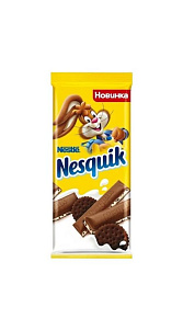 Шоколад Nesquik с печеньем 87г