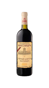 Вино Массандра, Черный Доктор красное десертное 16% 0,75л