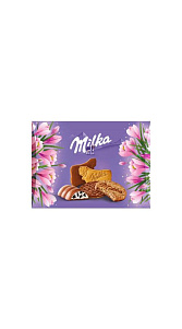 Набор Milka печенье и шоколад 159г