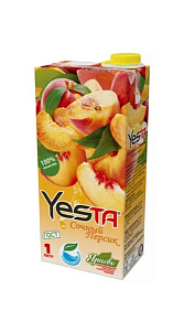 Напиток сокосодержащий Yesta Сочный Персик 1л