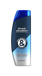 Гель для душа+Шампунь Head&Shoulders Глубокое очищение 360мл