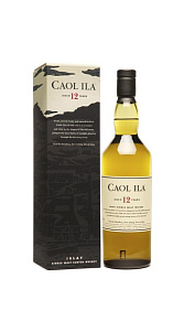 Виски Caol Ila 12 Years Old солодовый в подарочной упаковке, 43% 0,7л.