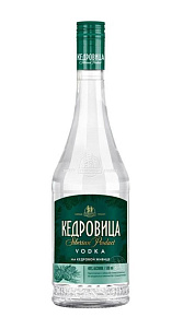 Водка Кедровица, на кедровых орехах 40% 0.25л