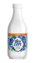 Йогурт питьевой Фругурт черника 1% 930г
