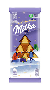 Шоколад Milka Елочка молочный 73г
