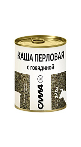 Каша перловая Сила с говядиной ГОСТ 340г