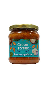 Фасоль Green Street с грибами 480г