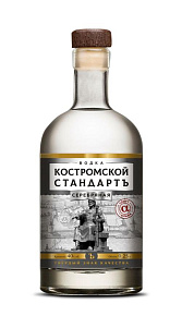 Водка Костромской стандартъ, Серебряная 40% 0,25л