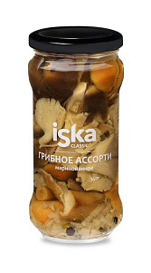 Грибы Iska Ассорти маринованные 350мл