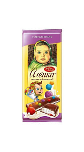 Шоколад Аленка молочный с веселинками 87г