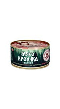 Мясо кролика Балтийский Деликатес премиум тушеное 325г