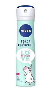 Дезодорант Nivea Love Яркая свежесть женский спрей 150мл