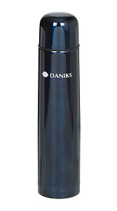 Термос Daniks синий глянец 1.2л 