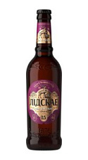 Пиво Лидское бархатное, тёмное пастеризованное, 4,8% 0,5л.