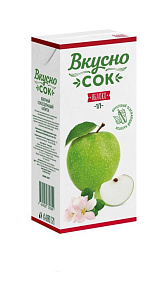 Напиток ВкусноСок сокосодерж яблочный 1л