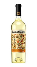 Вино Sazandari, Tsinandali белое сухое 12% 0,75л
