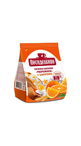 Печенье Любимый Край Посиделкино сдобное творожное с апельсиновыми цукатами 250г