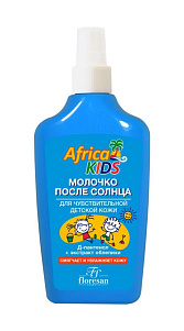 Молочко Afrikca Kids детское после солнца 200мл
