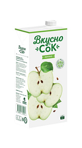 Напиток сокосодержащий Вкусно Сок Яблоко 0.95л