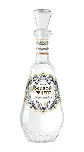 Водка Живой Рецепт, Классическая 38% 0.5л