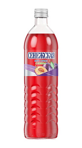 Газированный напиток Сенежская со вкусом сливы безалкогольный 0.75л