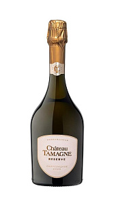 Вино игристое Chateau Tamagne Reserve, белое полусладкое 11-13% 0,75л.