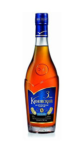 Коньяк КиНовский Российский 3 года 40% 0.5л