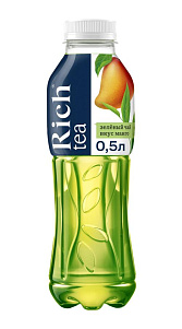 Холодный зеленый чай Rich tea со вкусом манго 500мл