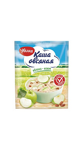 Каша овсяная Увелка Яблоко-изюм 35г